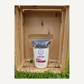 Préparation muffins pépites de chocolat noir