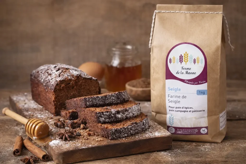 recette du pain d'épices à la farine de seigle